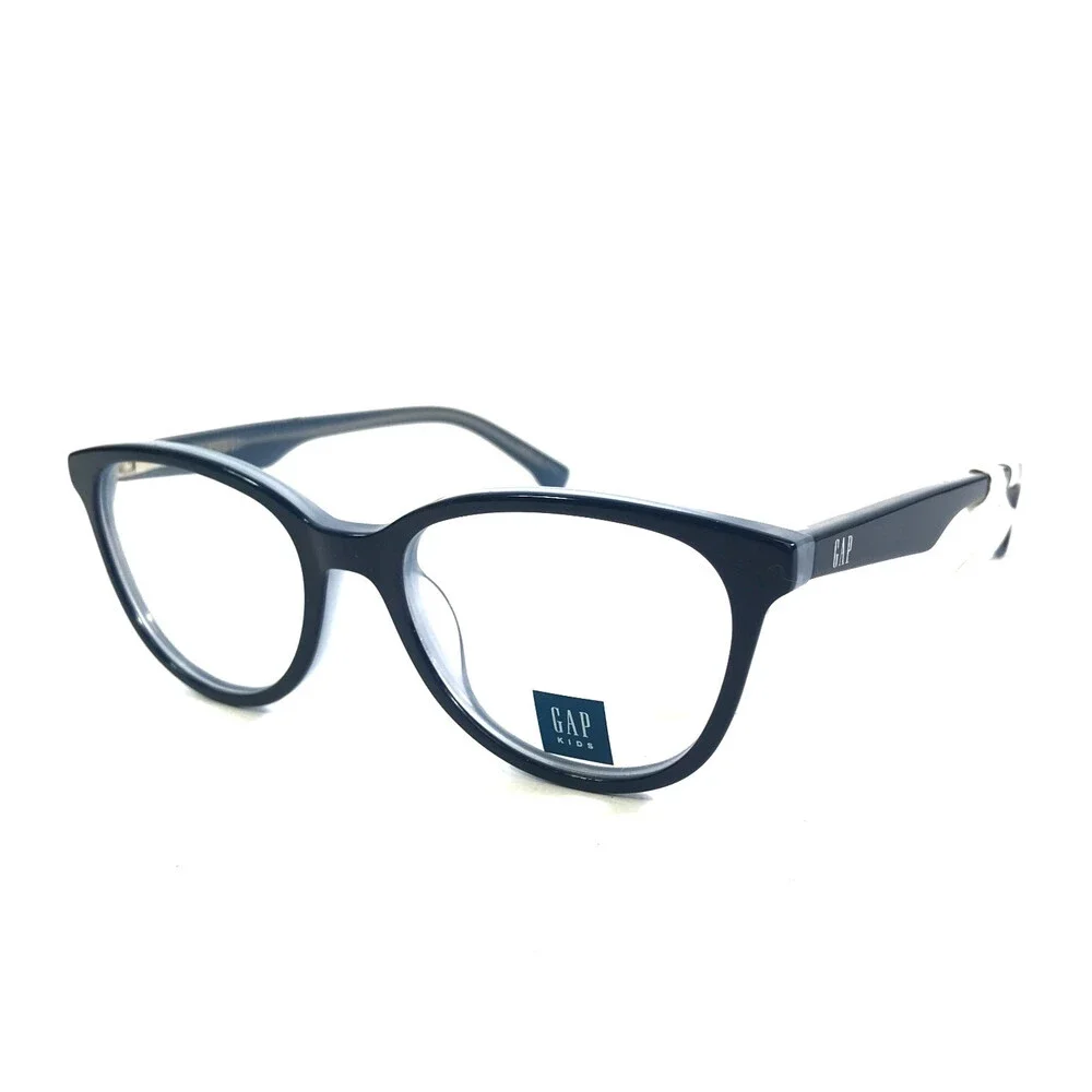 Gap Kids Eyeglasses Frames VGP500 NAVY 0NAV Blue Cat Eye Full Rim 47-16-130